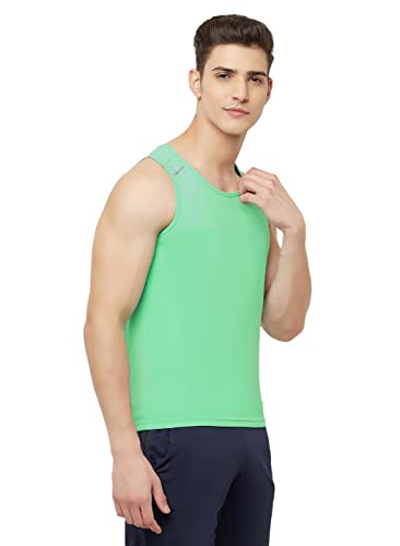 Image of TRUEREVO Men's Light Weight Dryfit Sports Tank Top Vest with Reflective Details for Running, Gym & Training