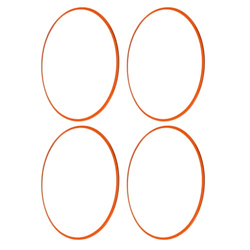 Protectores de llanta de aleación de aluminio de 16 pulgadas, ajuste universal para bordes planos, diseño autoadhesivo para fácil instalación, con protección premium contra rasguños (Naranja) miniatura 5