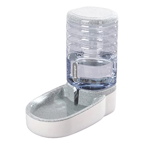 Ylsafet Automatic Dog Cat Feeder Water Dispenser Gravity Food Feeder Waterer Set With Pet Food Bowl For Small Medium Dog Puppy Kitten, Large Capacity 3.8L, Gravity Refill, Easily Clean (Color : B) #TOP11