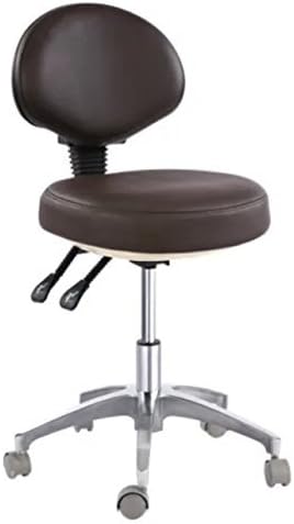 Nsk iDental Mobile Chair Doctor's Stool Micro Fiber Leather Seat Height Adjustment CE from Purple-Violet