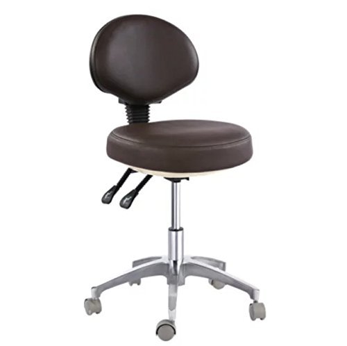 Nsk iDental Mobile Chair Doctor's Stool Micro Fiber Leather Seat Height Adjustment CE from Purple-Violet