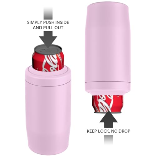 Image of Morefeel 4-in-1 Insulated Can Cooler for 12 oz Cans & Bottles