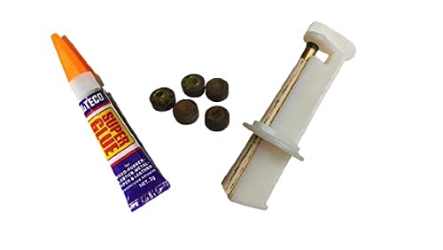 Laxmi Ganesh Billiard Snooker and Pool 9.5mm Leather Cue Tip 5 Pieces + 1 Piece Glue + 1 Piece Tip Repair-image-29