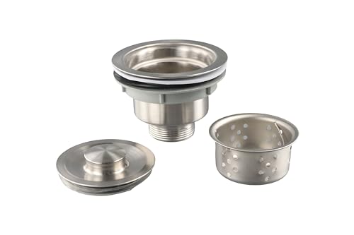 Colador para Fregadero Acero Inoxidable Leadigol