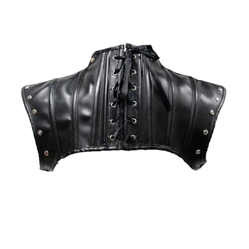 Arnés de pecho steampunk con hebillas resistentes para personalizar ropa medieval 3
