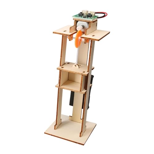 Oshhni Modello di Ascensore Elettrico Fai da Te, esperimento scientifico, Giocattolo di Sviluppo, Supporto didattico, Kit Fai da Te per Principianti