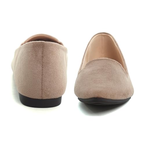 Image of Dear Time Women's Classic Ballets Pointy Toe Flats Comfortable Dress Flats Office Work Shoes
