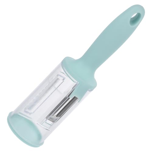 MUSISALY Quitaescamas de Pescado Pelador de Frutas, Acero Inoxidable 420j2, Mango Ergonómico Azul, Herramienta para Limpieza Rápida de Escamas en Cocina y Pesca Doméstica