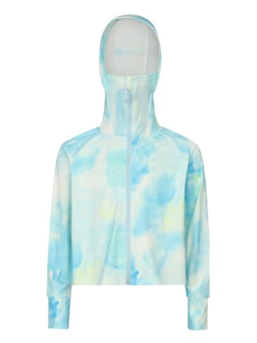 TTAO Kids Girls Sun Shirts Lightweight Upf Sun Protection Outdoor Shirts Athletic Hooded - Main Image