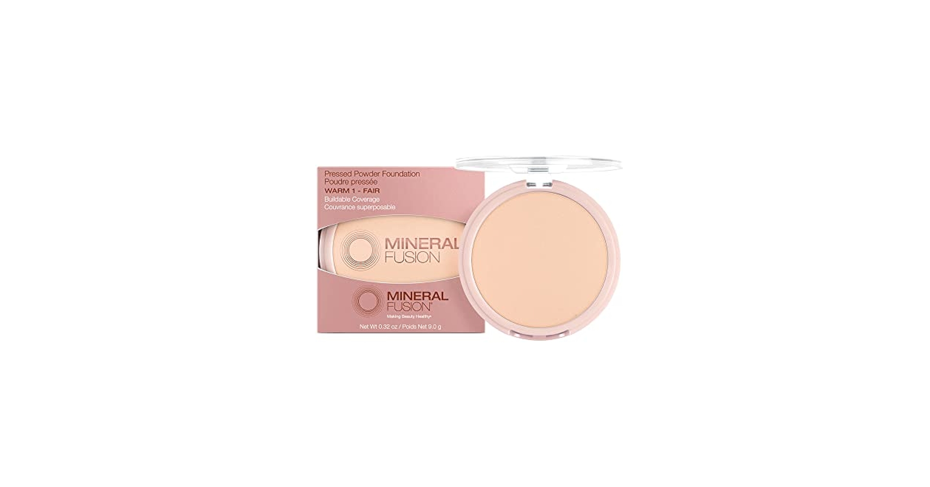Amazon.com : Mineral Fusion Pressed Powder Foundation, Warm