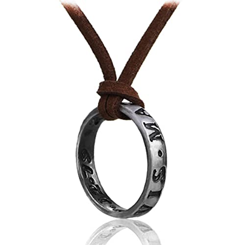 Uncharted Ring Necklace Nathan Drake Jewelry Gifts for Men Women Teen Boy Girls Uncharted Ring Necklace Nathan Drake Jewelry Gifts for Men Women Teen Boy Girls