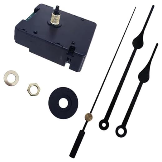 misppro DIY Atomic Radio Controlled Ticking Quartz Wall Clock Movement Mechanism Kits