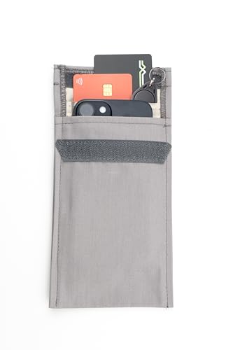 Pochette de téléphone avec blocage RFID EMF tissu Faraday pour clés de voiture
