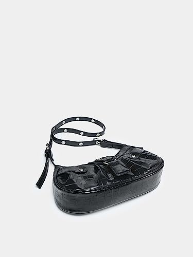 Verdusa Women's Pleated Hobo Shoulder Bag PU Leather Clutch Handbag4