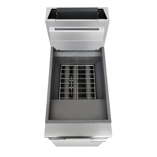 Koolmore KM-FDF40-NG 40 Lb. Floor Standing Natural Gas Commercial Deep Fryer thumb #5