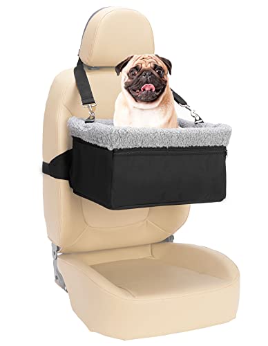 Yokee Autositz Für Kleine Hunde & Katzen - Sicherer Sitz Mit Tragegriff