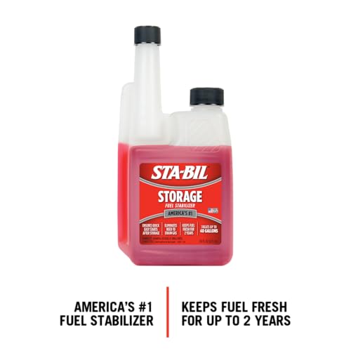 image for STA-BIL Fuel Stabilizer - 16oz, Red, 16 Fl. oz. (Pack of 1)