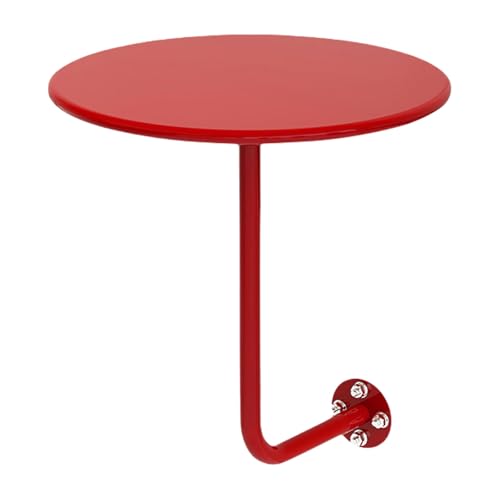 Table basse murale ronde en L pour coin petit déjeuner et café convivial