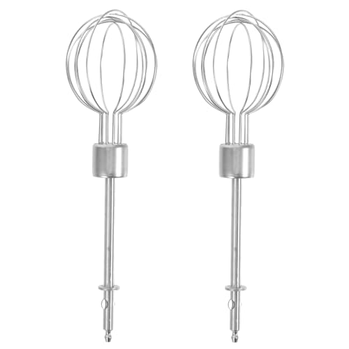 Holibanna 3 Batidores de Repuesto para Batidora Eléctrica - Accesorios de Acero Inoxidable para Batir Huevos Y Crema - Perfectos para Hornear Y Cocinar en Casa