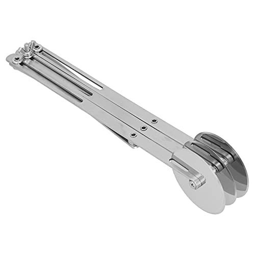 Diviseur de Rouleau de Pâte Multi-roues en Acier Inoxydable, biscuits et Pâtisserie Réglable, Outils de Cuisson Essentiels pour la Cuisine (Couteau tricycle)