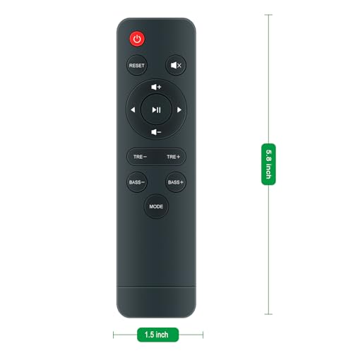 Télécommande audio de rechange haute précision pour Majority D40 D40X - 4