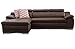 Produktbild Cavadore Ecksofa Aniamo mit XL-Longchair links / Ecksofa in Lederoptik mit Kopfteilfunktion im modernen Design / Sitzecke für Wohnzimmer in Lederoptik / 270 x 80 x 165 cm / Kunstleder braun