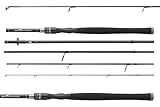 Poids : 159,9 g DAIWA Wilderness Travel, longueur 2,50 m, poids de lancer : 9,9 à 50 g, canne à pêche rotative