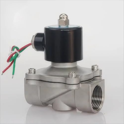 Válvula solenoide de acero inoxidable de alta resistencia para tuberías 4