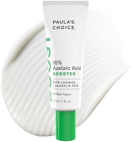 Paula's ChoiceBOOST 10% Azelaic Acid Booster Cream Gel Face Serum with Salicylic Acid, Minimizes Look of Redness & Fades Discoloration, Oil-Free Skin Brightening Serum for Face, Fragrance-Free