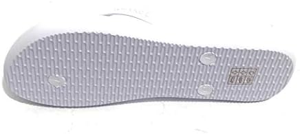 AX Armani Exchange womens Solid Color Thong Flip Flop, Optical White, 7.5 US | Image 3