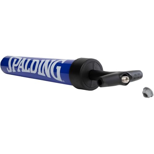 Image of Spalding Sports Ball Pump Kit | Ideal for Basketball, Volleyball, Football, Soccer Ball & Rugby Ball | Complete Hand Pump Kit with Needles
