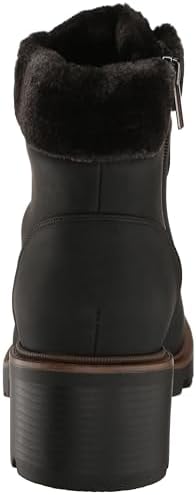 EVANS Women's Wide FIT Bella Winter Boot Fashion, Black, 12 | Image 2