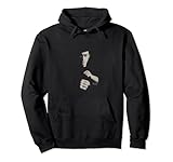 Bruce Lee Ready To Fight Shaded Portrait Vintage Pullover Hoodie