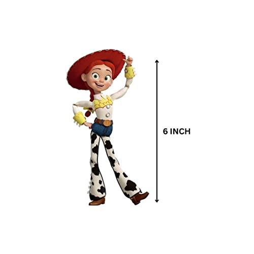 Image of Toy Story Theme Cutouts - 6-inch, 250 GSM Cardstock, Multicolor - Set of 12 Pieces for Parties, Decorations, Crafting, DIY Projects, and Kids' Events - Fun and Vibrant Party Supplies