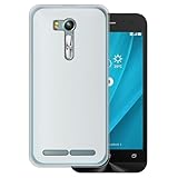 OAGELIM Hülle kompatibel mit Asus Zenfone Go TV ZB551KL Hülle Stoßfeste TPU Weiche Flexible Schützende Handyhülle mit Kratzfestigkeit & Militärischer Fallschutz (Weiß)