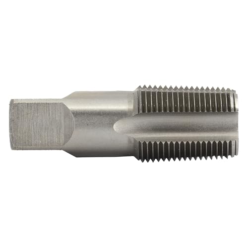Image of Drill America 3 Piece NPT Pipe Tap Set (1 inch, 1-1 /4 inch and 1-1 /2 inch), Carbon Steel Plumbing Tap Set, Plastic Pouch Case, POU Series