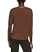 Eileen Fisher Womens Bateau Neck Top, XL, Brown