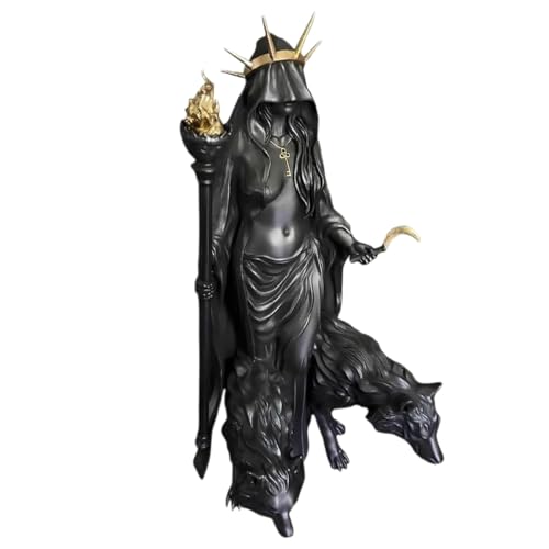 Opiniones de Estatuas , tabla con los diez mejores. 46 Hécate Niktipolos, figura de la bruja de la noche, estatua de Hécate Phosphoros, portadora de luz o estrella de la mañana del inframundo, escultura de resina de la diosa griega...