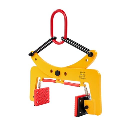10 Zoll Bordsteinzange – 300 Kg Tragkraft, Verstellbare Öffnung 30–51 Cm / 33–70 Cm – Steinheber Für Pflaster & Bordsteine