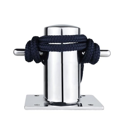 Borne simple en acier inoxydable 316 robuste et haute résistance avec plaque de base pour bateau