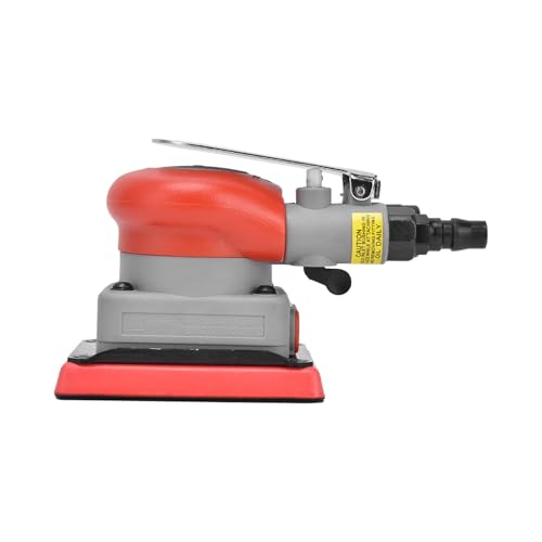 Pneumatic Sander Air Orbital Sander Alloy Steel Air Squares Sanding Machine 10000rpm 75x100mm Sandpaper Pad for Wood Metal Car Beauty