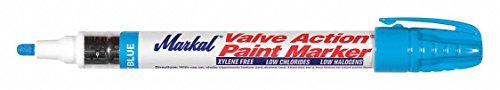 Paint Marker, Valve Action, Lt Blue