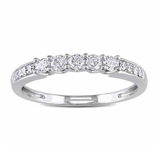 Blocaci 1.25 Carat(ctw) Moissanite Wedding Band Stackable Rings for Women Eternity Bands 925 Sterling Silver 10K 14K 18K Gold Promise Ring