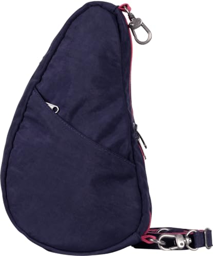 Image of AmeriBag 10 inch Healthy Back Bag Nylon Ergonomic Crossbody Sling Baglett for Everyday Use, Travel & Walking Comfort