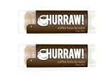 HURRAW! Coffee Bean (2 Pack) Lip Balm: Organic, Certified Vegan, Certified Cruelty Free, Non-GMO, Gluten Free, All Natural – Luxury Lip Balm Made in The USA – Coffee Bean (2 Pack)