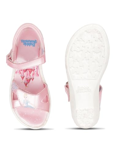 Image of Bubblegummers Girls Velcro Strap Sporty Sandal - Pink