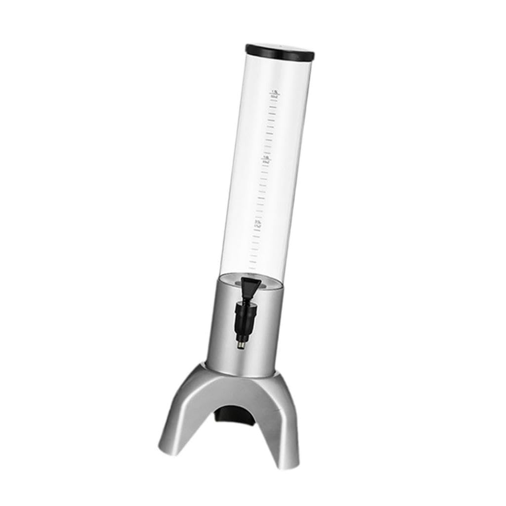 Mimosa Tower Versatile Tabletop Beer Dispenser for Juice Outdoor Restaurants 1.5L Silver-picture-39