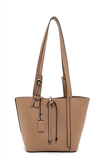 Janika Shopper Tamaris le grand sac à épaule beige qui organise votre vie