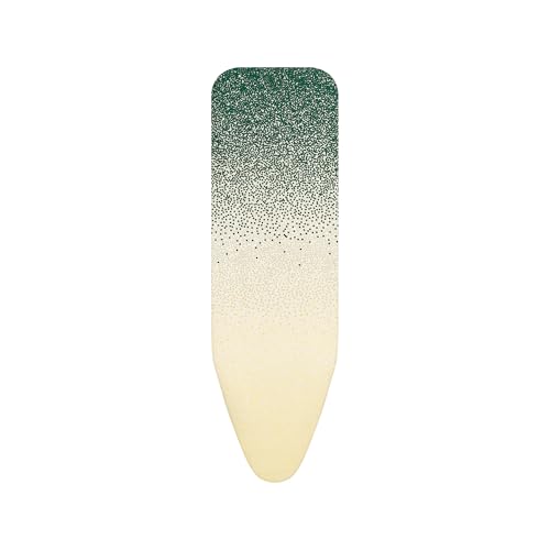 Brabantia - Ironing Board Cover B with 8 mm Foam Padding Fairtrade Cotton Durable and Easy Fit for Enhanced Ironing Performance New Dawn 124 x 38 cm