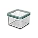 Produktbild Rotho Loft Vorratsdose 0.5l mit Deckel, lebensmittelechter Kunststoff (SAN) BPA-frei, türkis/transparent, 0.5l (10.0 x 10.0 x 7.2 cm)